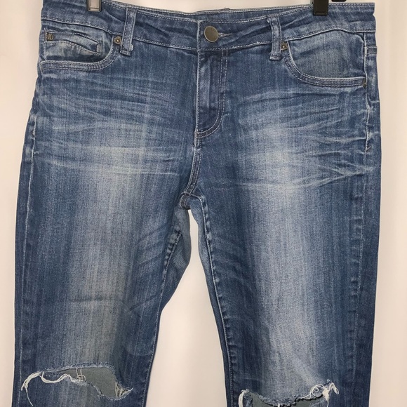 Women’s Kut from the Kloth Destroyed Jeans Size 10 - Picture 2 of 3